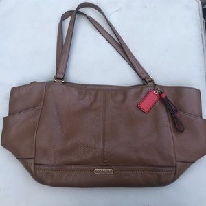 Leather Coach purse